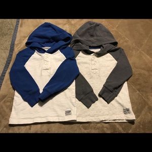 Toddler 2-Pack OshKosh Long Sleeved Hoodie Shirts